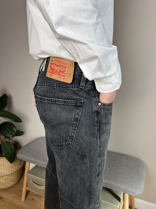 Оригінал!!Чоловічі джинси Levi’s 501 графітові чорні