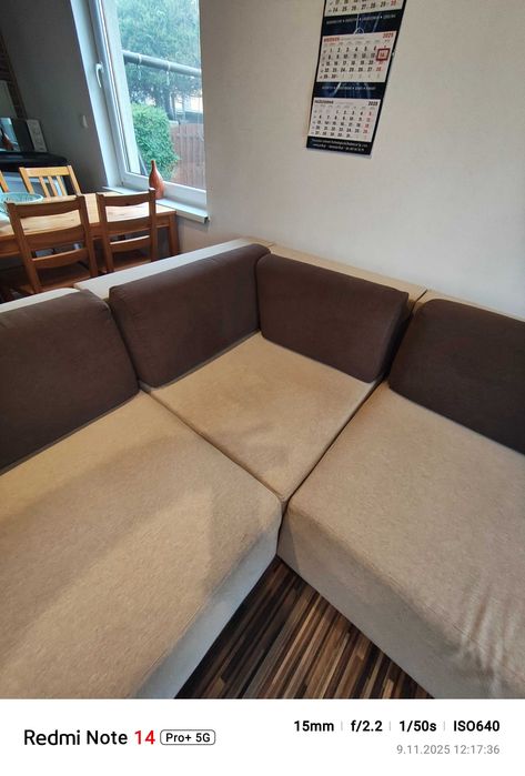 Narożnik z funkcją spania