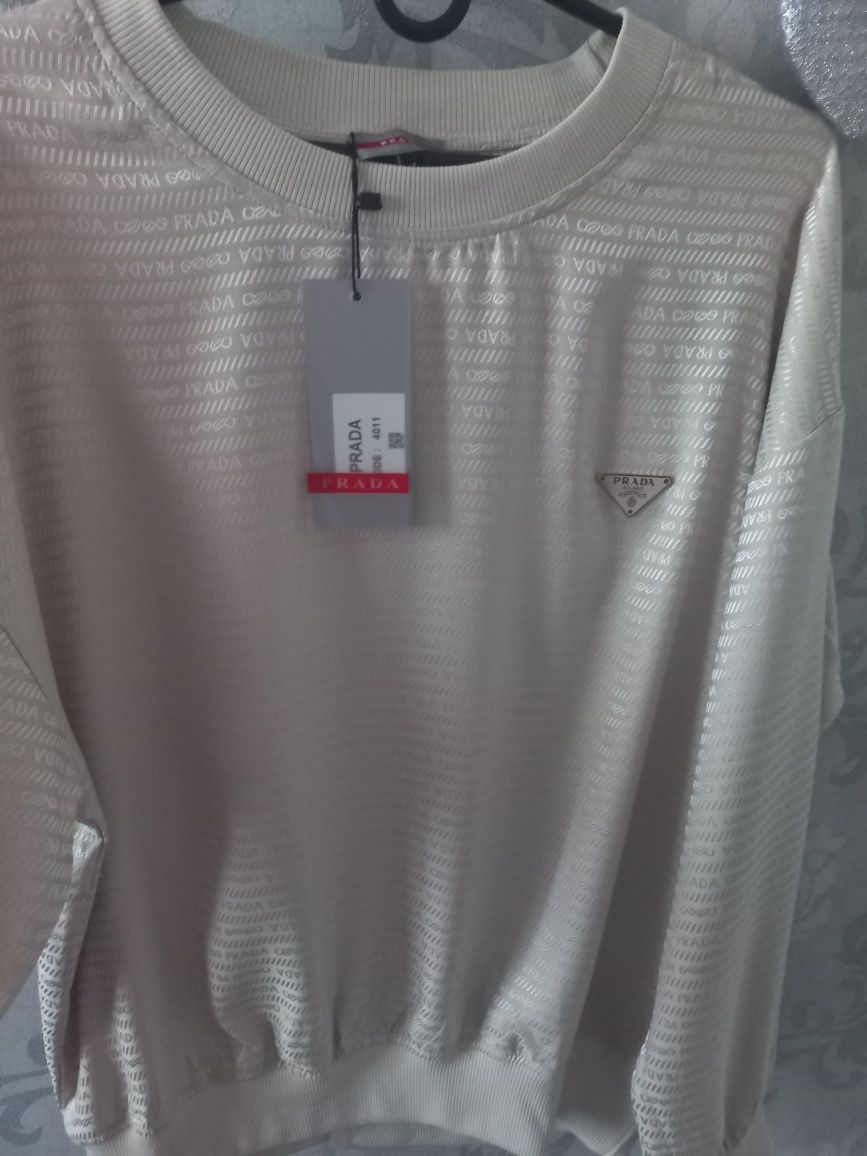 Dres prada oversize beżowy letni nowyHit tego sezonu