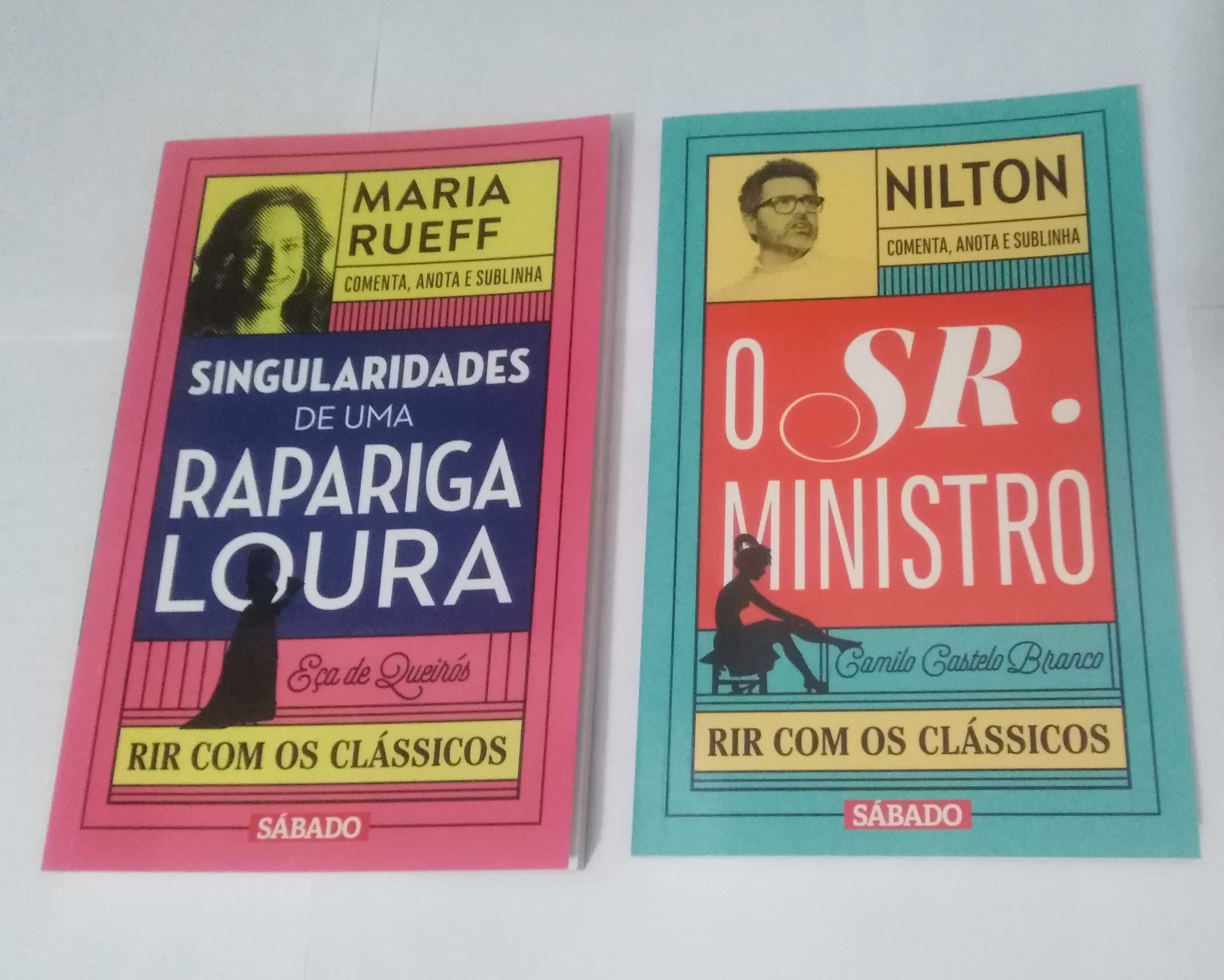 Livro colecção Rir com os clássicos Maria Rueff e Nilton (Os 2 por 5€)