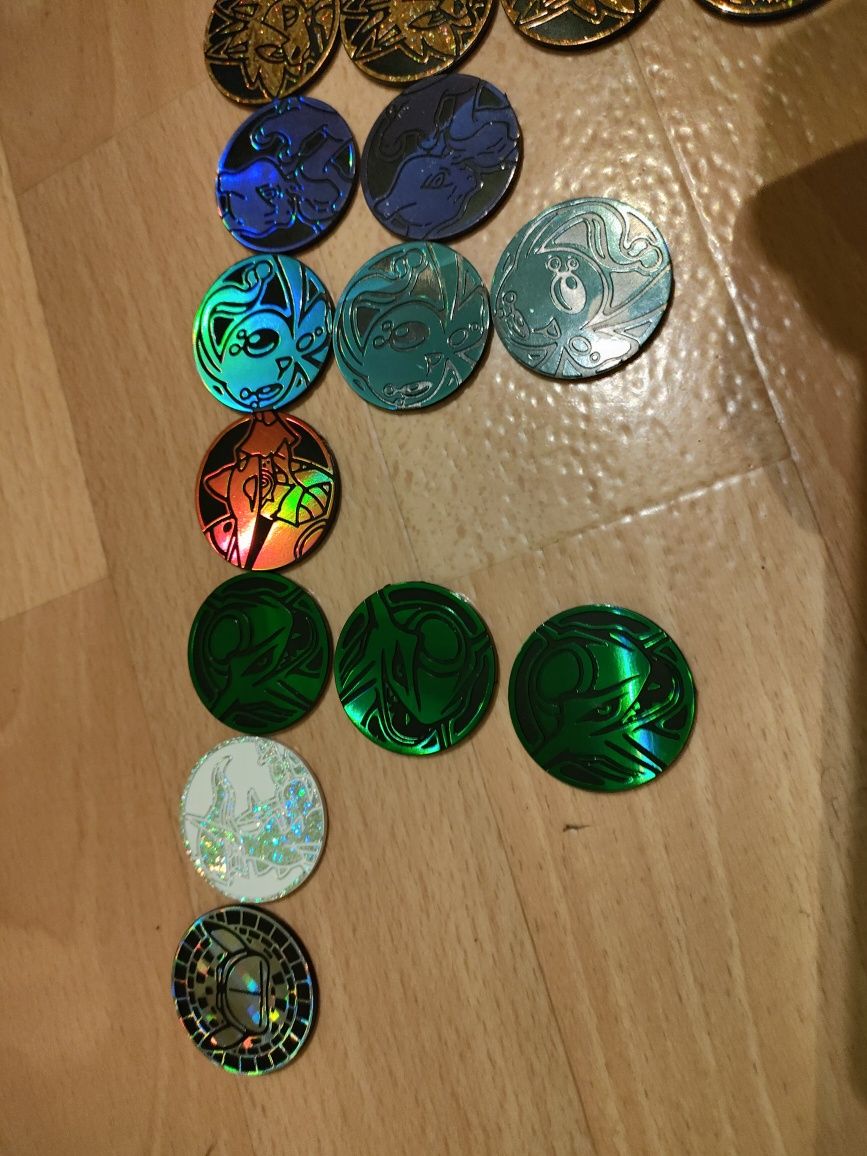 Pokemon TCG Coins 23x mały 8x duzy