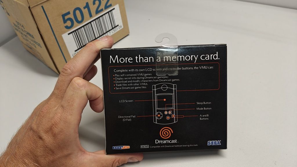 Nowa karta pamięci VMU zielona - Sega Dreamcast