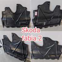 Захист двигуна защита двигателя Skoda Fabia 2 захист 2007-2010р фабія2