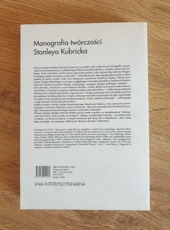 Filmowa odyseja Stanleya Kubricka, Autor: Piotr Kletowski