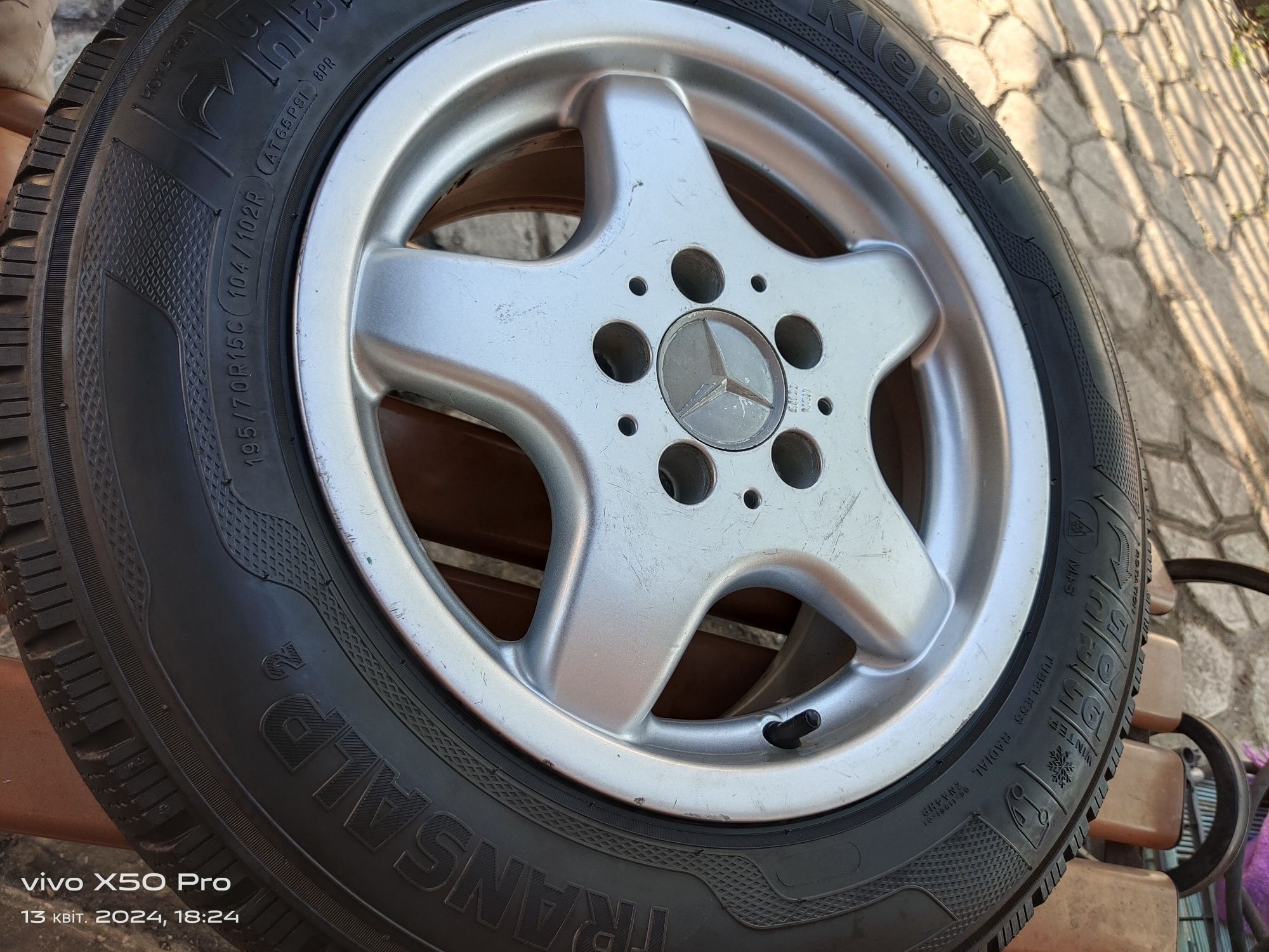 R15 5x112 KBA44415 7Jx15H2 Z59705 Mercedes Vito W124