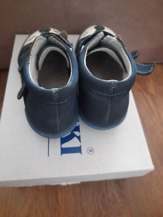 Buty półbuty trzewiki Kornecki liski granatowe rozm. 23 wkladka 14.3cm