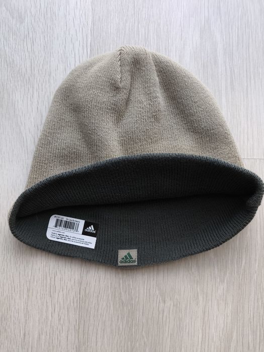 Czapka Adidas męska, zimowa, beżowa , USA.