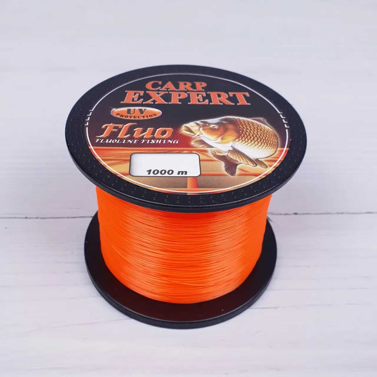 Волосінь для риболовлі на коропа Carp Expert Fluo Orange 1000м