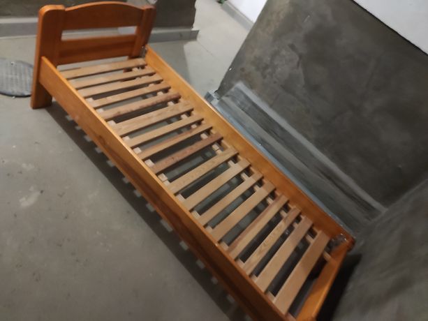 Łóżko drewniane 70x200 szybki montaż