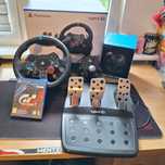 Sprzedam zestaw Logitech G29 + shifter + Gran Turismo 7 – 1000 zł