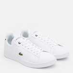 Низкие мужские кеды Lacoste Carnaby Pro белые 44