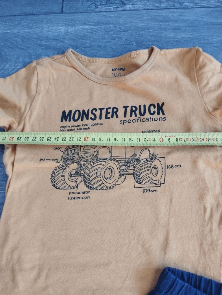 Piżama Sinsay monster truck 104
