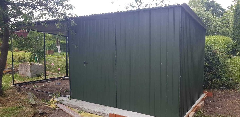 Garaż Blaszany na budowę|Blaszane|Wiata|Hala|Blaszak|Schowek|-ESSTAL*