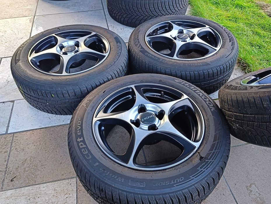 Alufelgi 4x108 Ronal R53 205/60/16 Zima Opel Crossland Citroen Peugeot