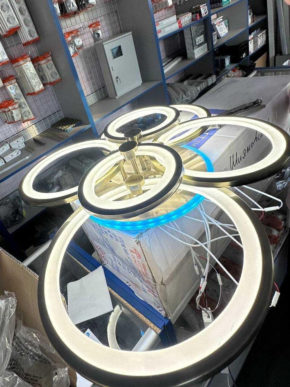 LED люстри стельові з пультом НАЙКРАЩІ ЦІНИ