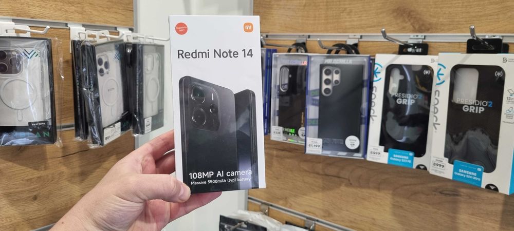 Магазин NEW Xiaomi Redmi Note 14 4G 6/128GB Midnight Black Гарантiя