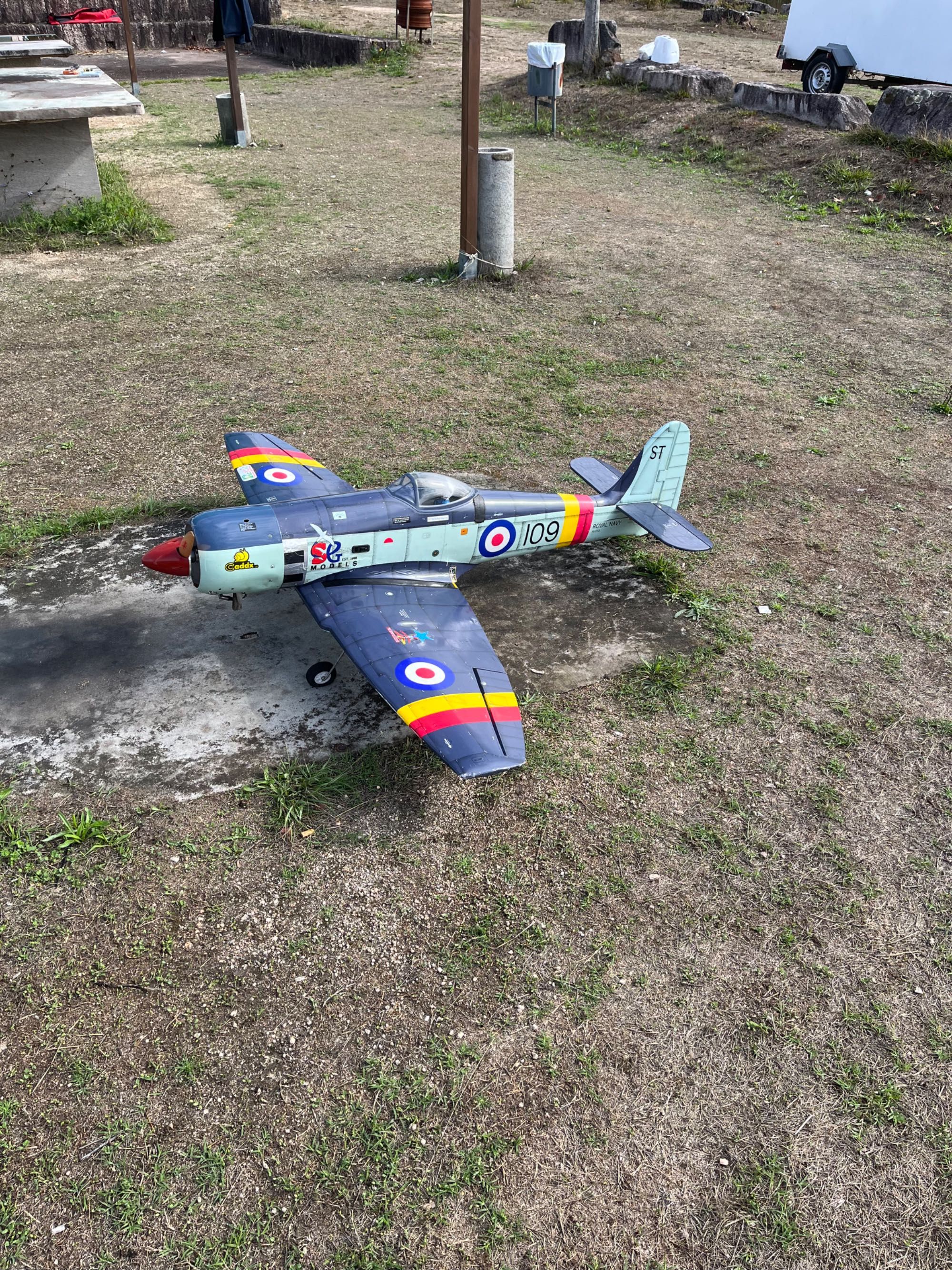 Avião rc a gasolina