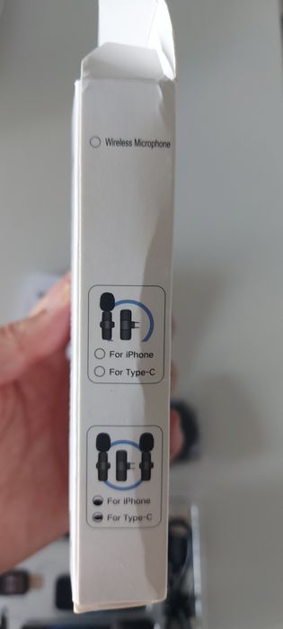 Microfone Novo de lapela Wireless