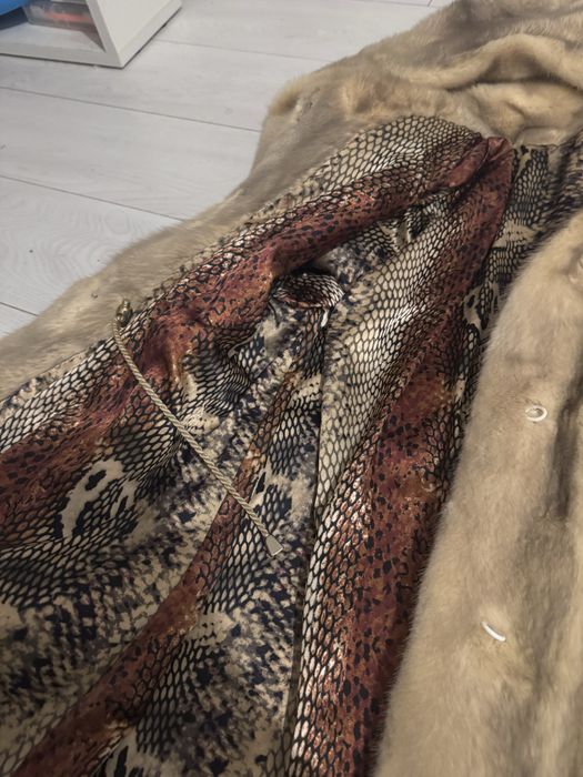 Норкова шуба натуральна не фарбована