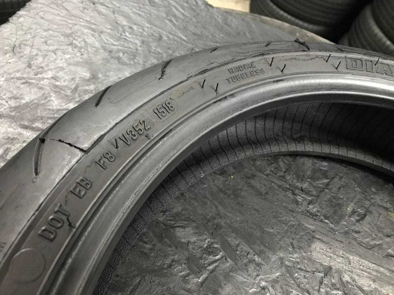 Мото шини б/в 120/70 R17 Pirelli Diablo Rosso III (1916М)