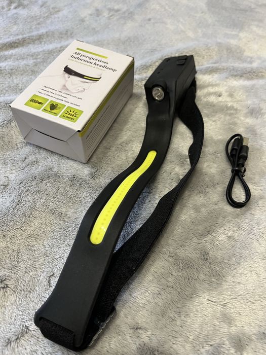 Налобный фонарь с датчиком движения