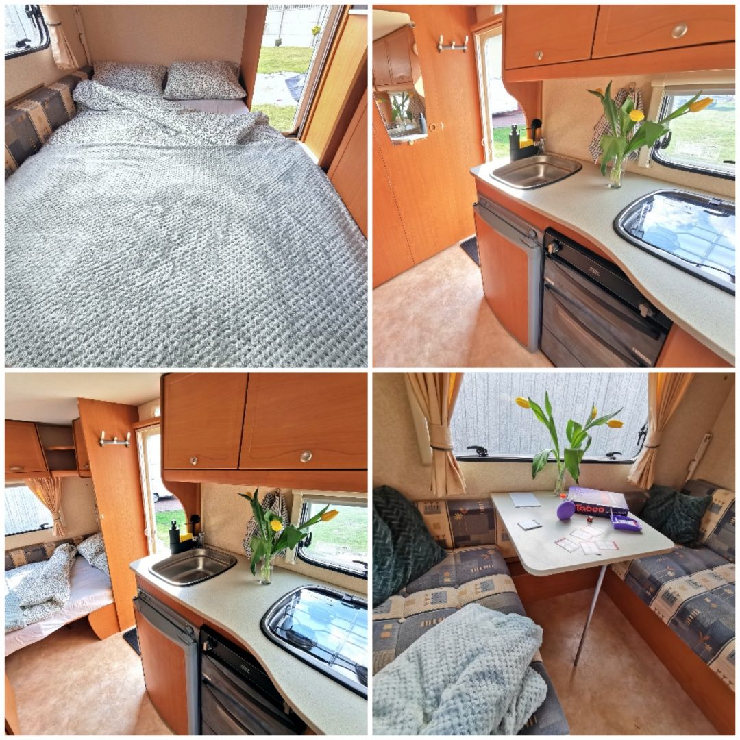 Przyczepa Kempingowa wynajem kamper lekka DMC 1100 tania wypożyczalnia