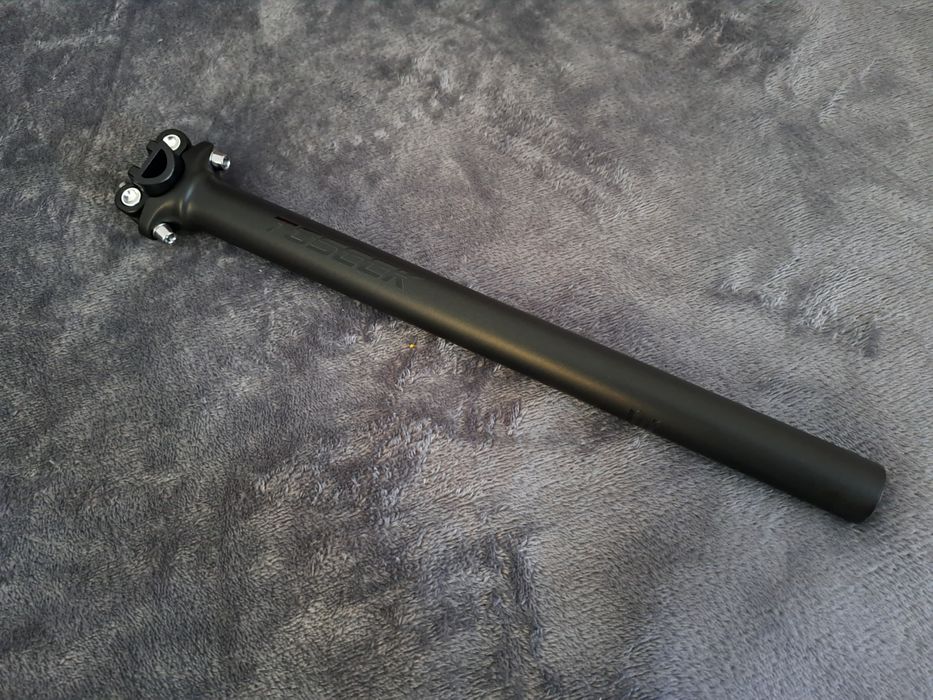 Karbonowa sztyca Toseek 27,2 x 350mm czarna NOWA
