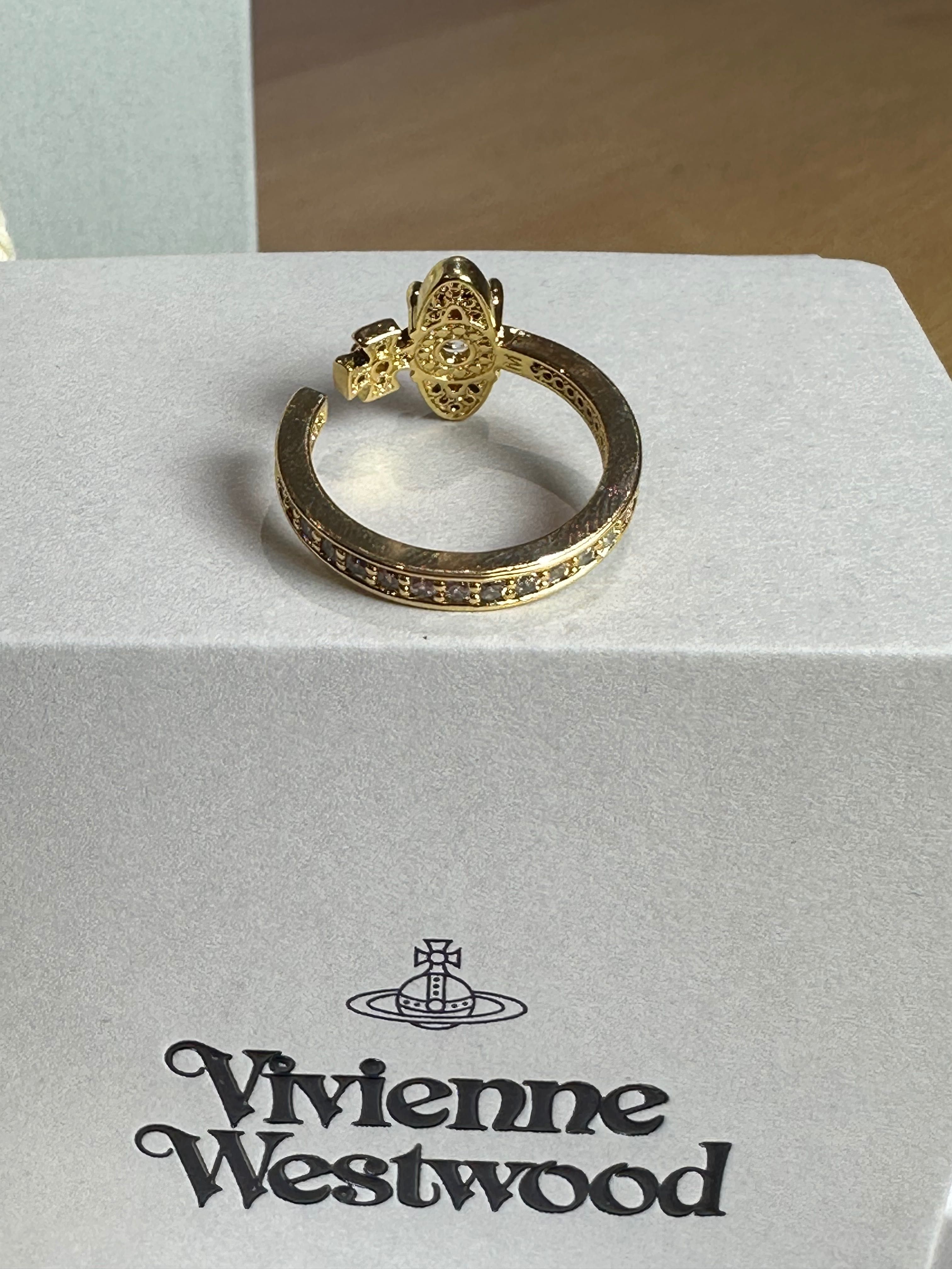 Vivienne Westwood Saturn Gold Ring каблучка кольцо