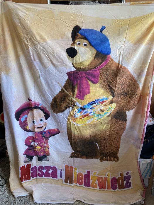 Pościel z motywem Masza i Niedźwiedź
