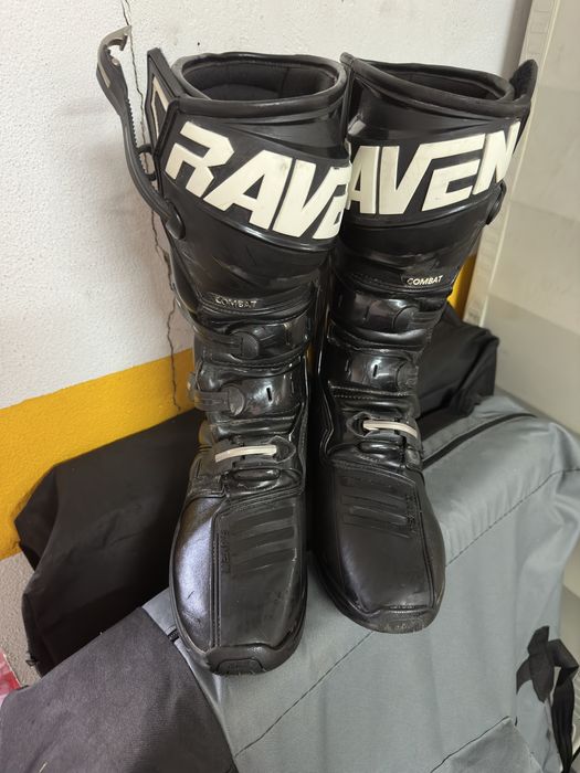 Botas Motocross Raven - Semi Novas - tamanho 45