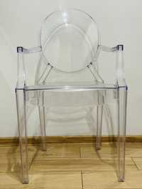 Krzesła Luis Ghost - 6 sztuk