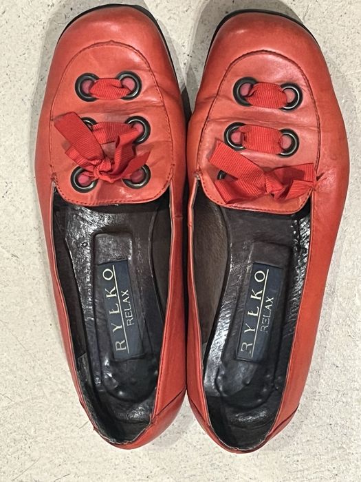 Półbuty ze skóry, marki Ryłko, rozmiar 38,5 F.