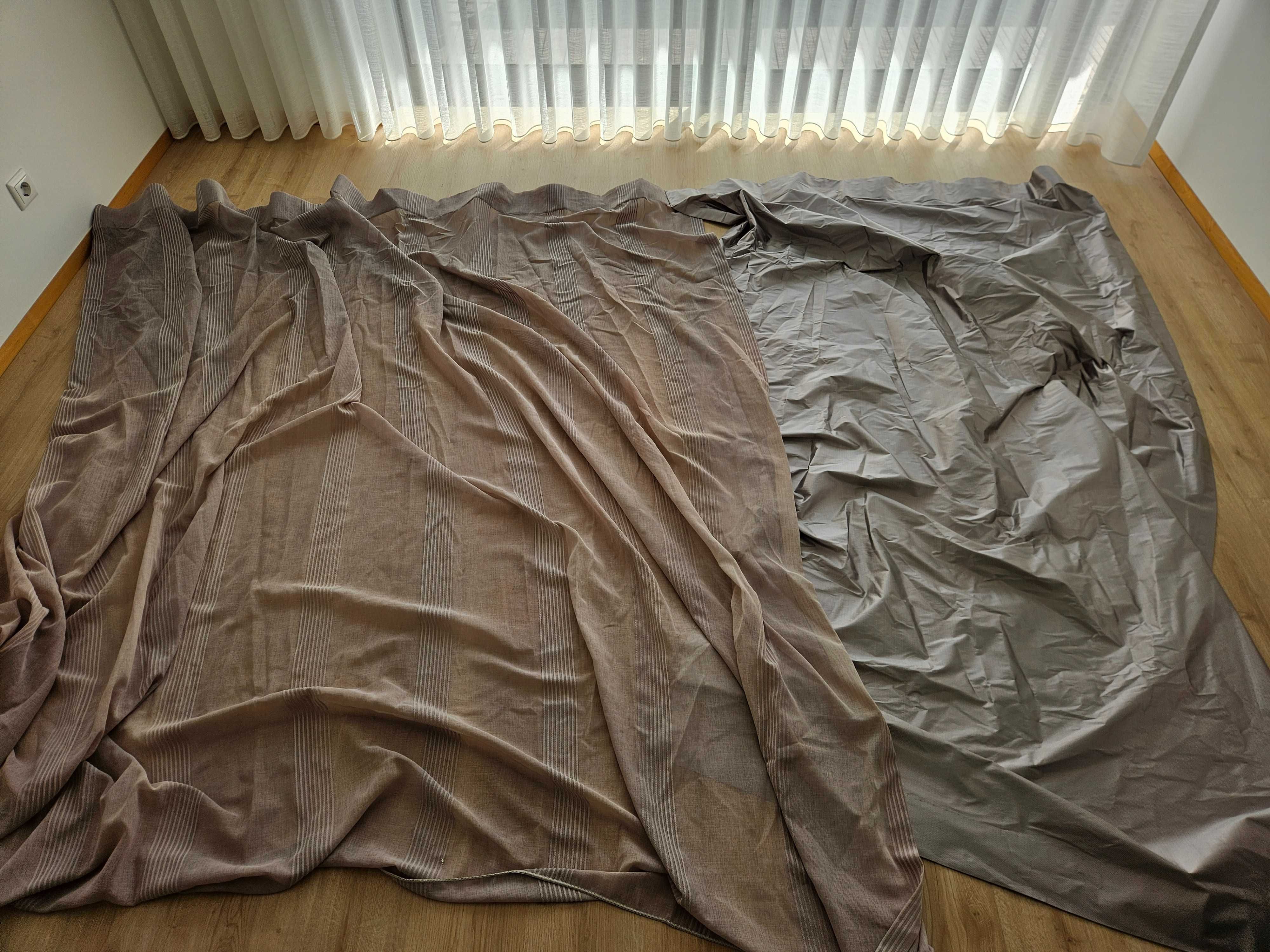 Cortinas em bom estado