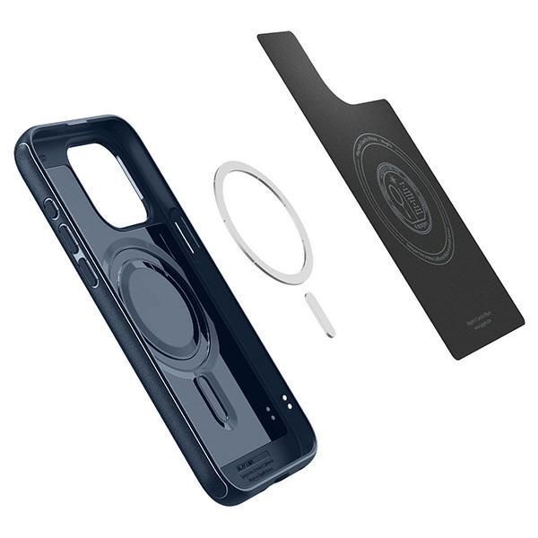 Etui Spigen Mag Armor Magsafe do iPhone 15 Pro 6.1" - Granatowy