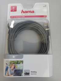 Hama Kabel sieciowy CAT5e F/UTP 1 Gbit/s 5M
