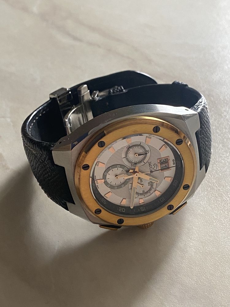 Jaguar Chronograf швейцарський надійний голиник