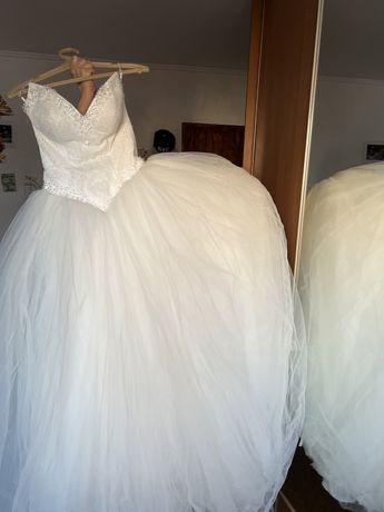 Платье свадебное белое весільна сукня пышное