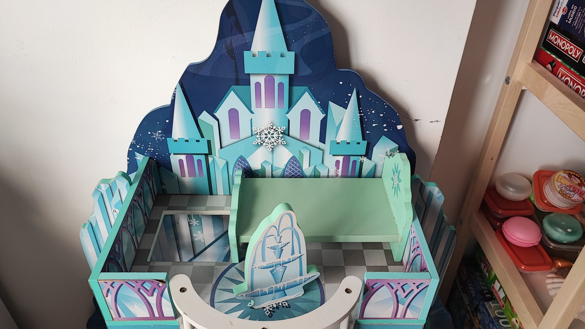 Castelo Elsa Frozen madeira