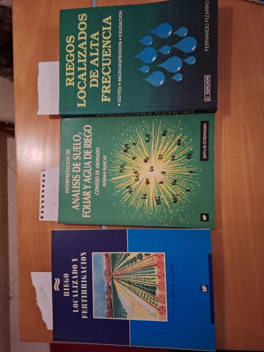 Livros de rega em espanhol