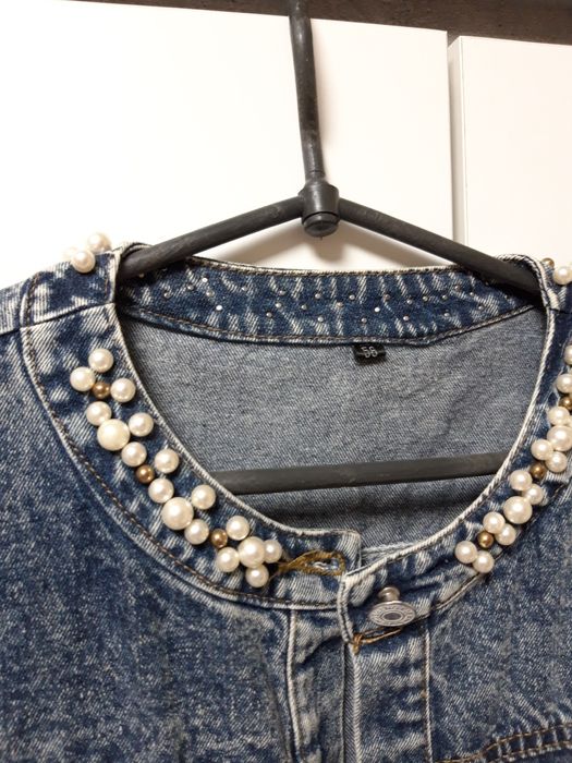 Джинсовий піджак. 56р