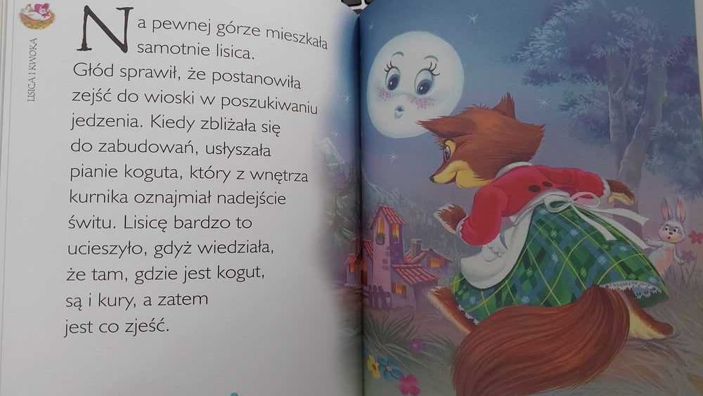 Bajki dla dzieci. Złota księga bajek ze złoconymi brzegami. jak nowa