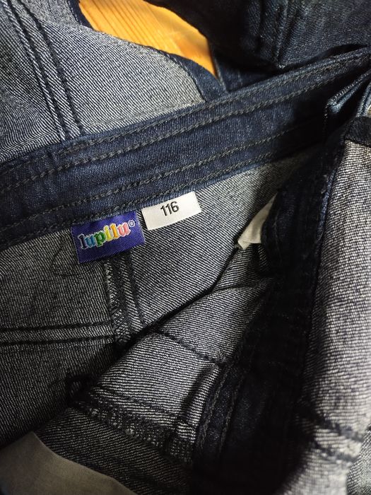 Dwie pary ogrodniczki dla dziewczynki Lupilu jak nowepilu