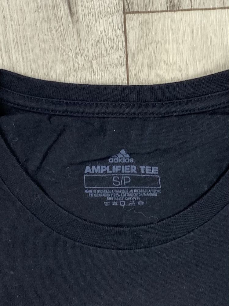 Adidas amplifier tee футболка топ S размер женская черная оригинал