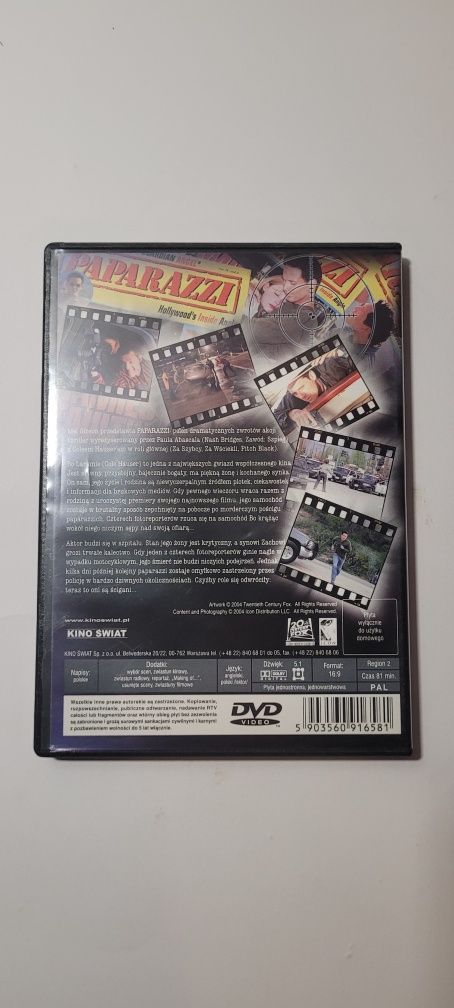 Film Paparazzi płyta DVD