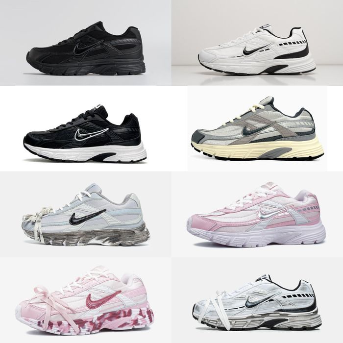 р36-45 Кросівки Nike Initiator Custom White Grey Pink Black