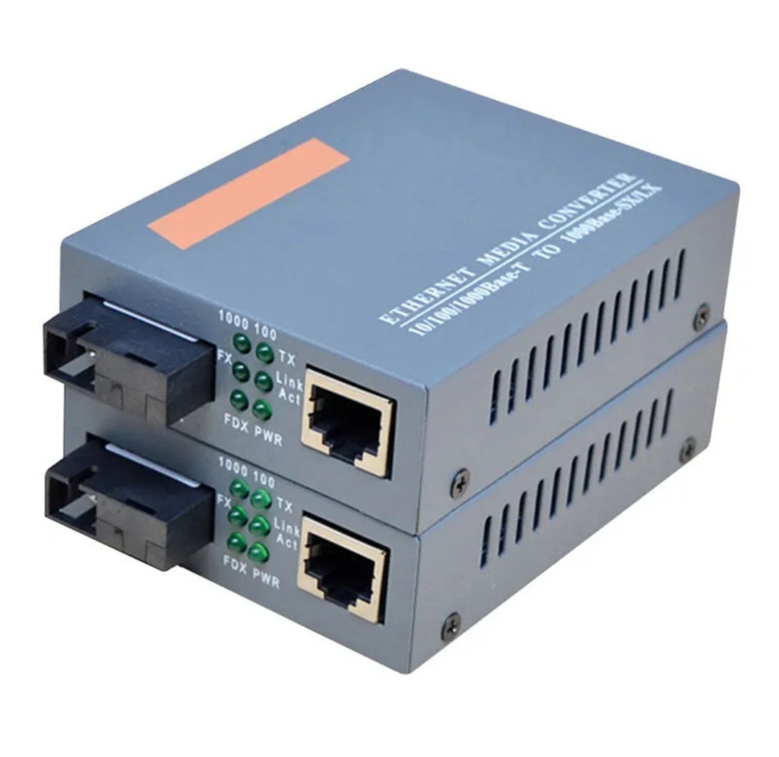 Медіаконвертер пари 1000 Mb. NetLink 1310+1550 одноволоконний SC 20k
