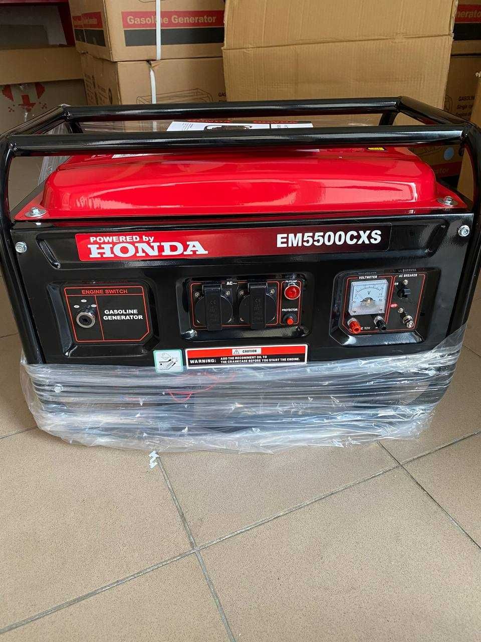 АВТОЗАПУСК Бензиновый генератор HONDA 5.5 кВт EM5500CXS электростартер