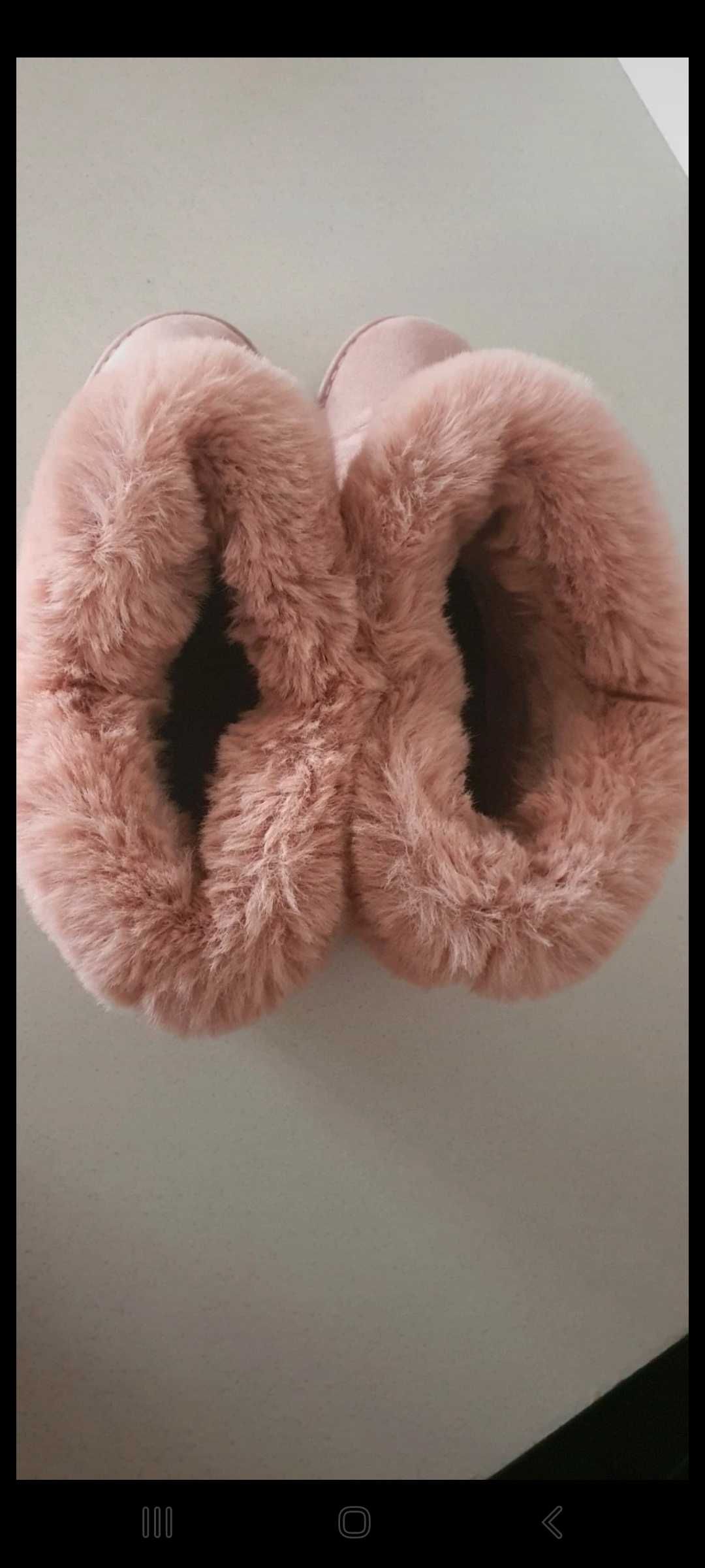 Botas Pelinho Rosas