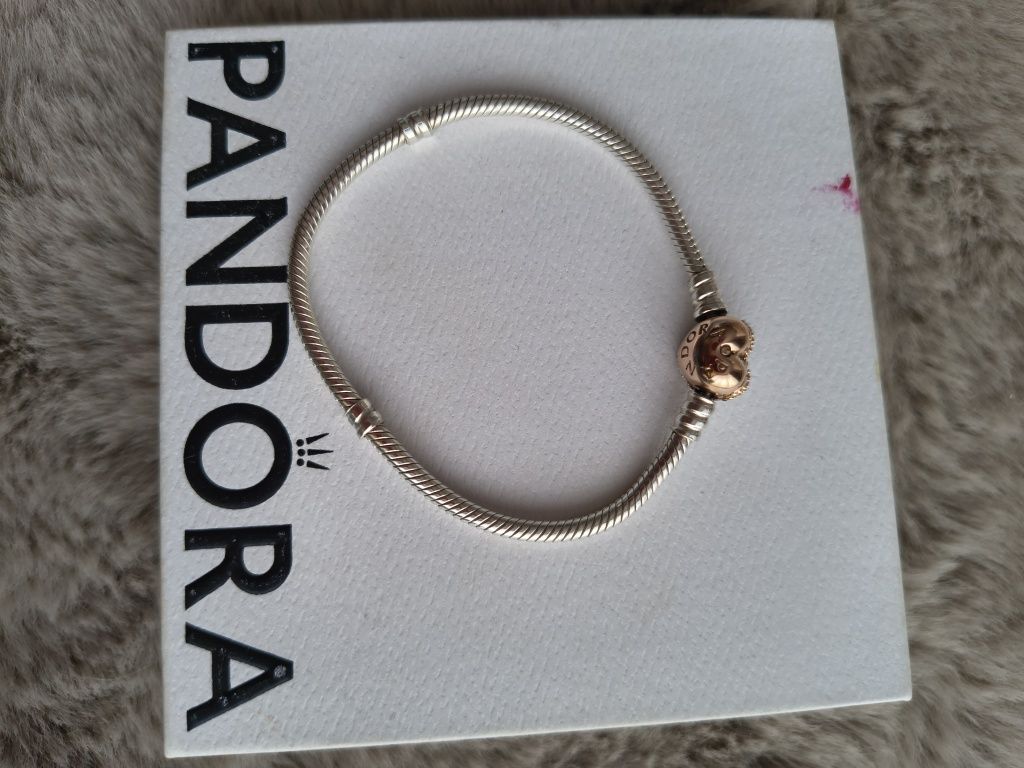 Bransoletka w splocie Pandora do 18 cm