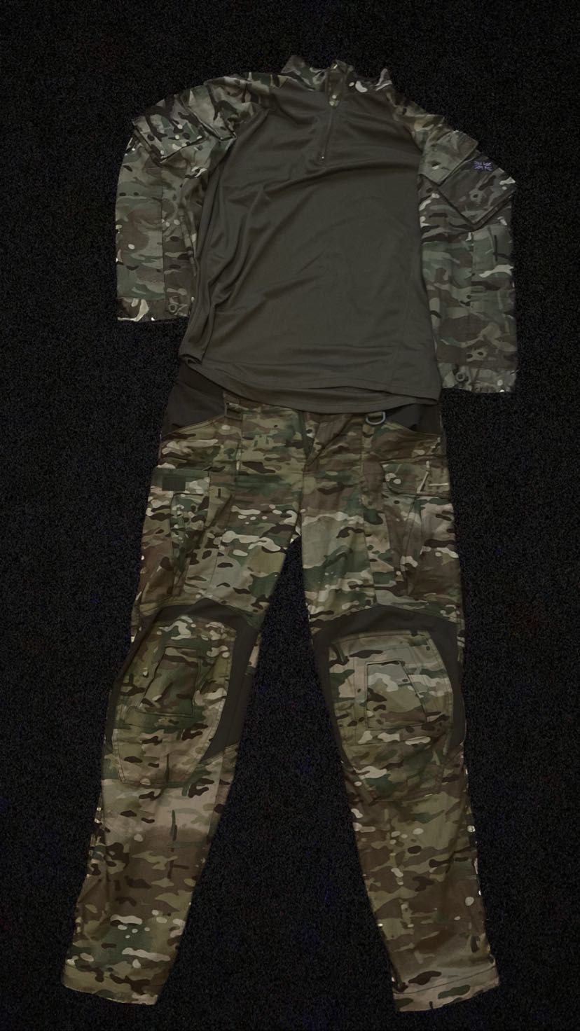 Військова форма, камуфляж (Убакс і штани) мультикам розмір xl